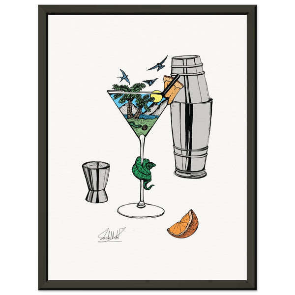 Tropical Paradise - Metal Framed Art Print