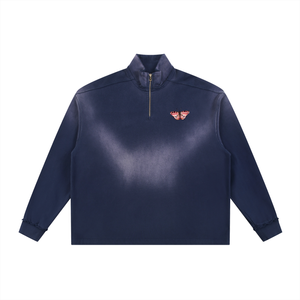 Butterfly Sun Fade Quarter-Zip Sweatshirt