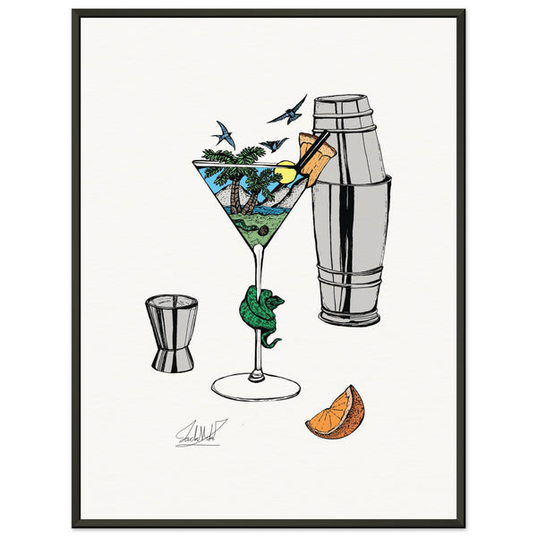 Tropical Paradise - Metal Framed Art Print