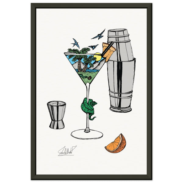 Tropical Paradise - Metal Framed Art Print