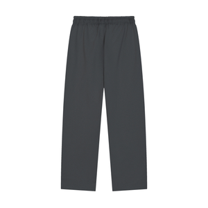 Butterfly Solid Color Straight-Leg Sweatpants