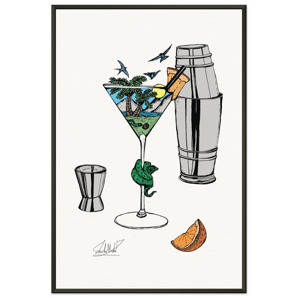 Tropical Paradise - Metal Framed Art Print