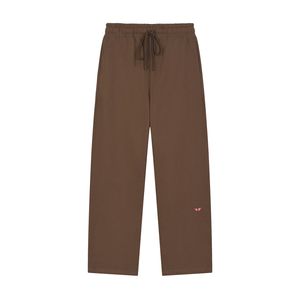 Butterfly Solid Color Straight-Leg Sweatpants