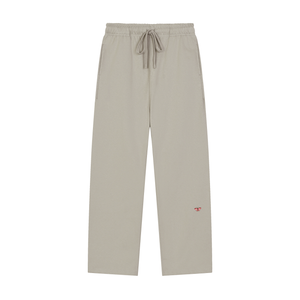 Butterfly Solid Color Straight-Leg Sweatpants