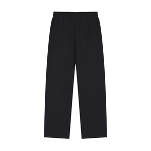 Butterfly Solid Color Straight-Leg Sweatpants