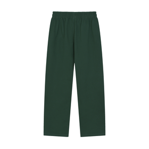 Butterfly Solid Color Straight-Leg Sweatpants