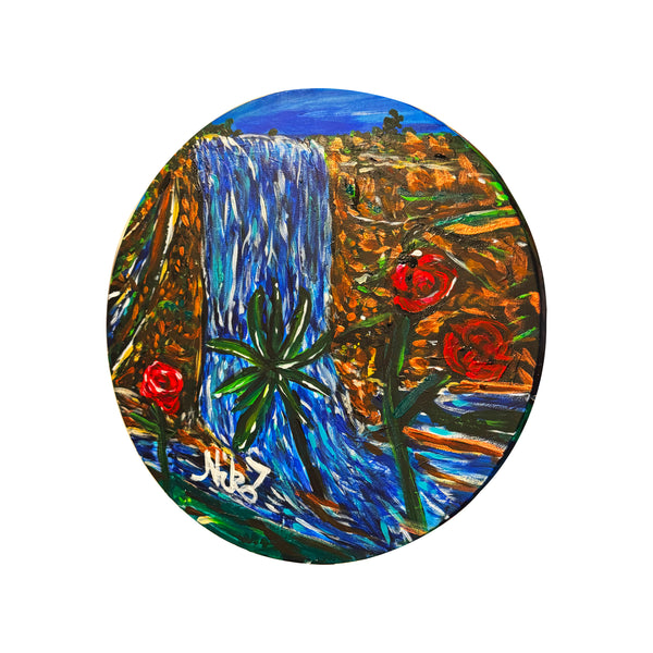 Overflow Acrylic Painting