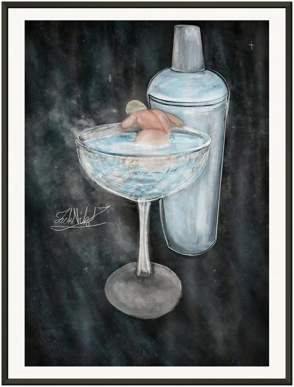 Drown In You - Metal Framed Art Print