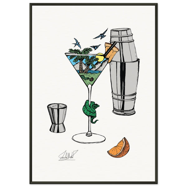 Tropical Paradise - Metal Framed Art Print