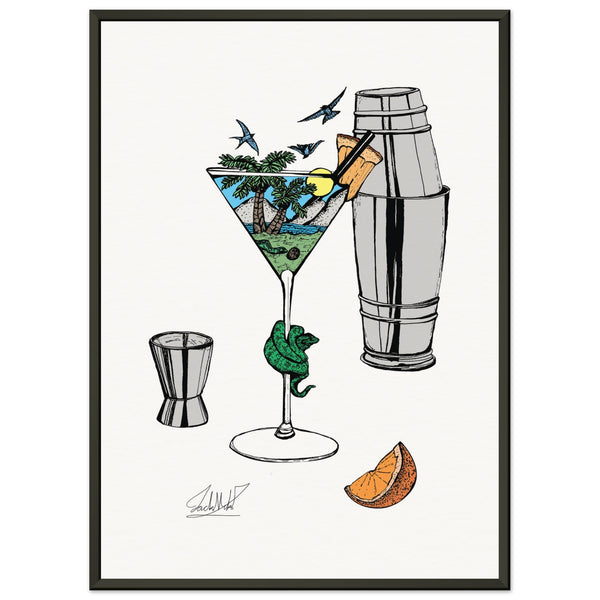 Tropical Paradise - Metal Framed Art Print