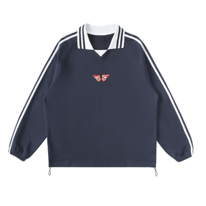 Butterfly Striped Sweatshirt