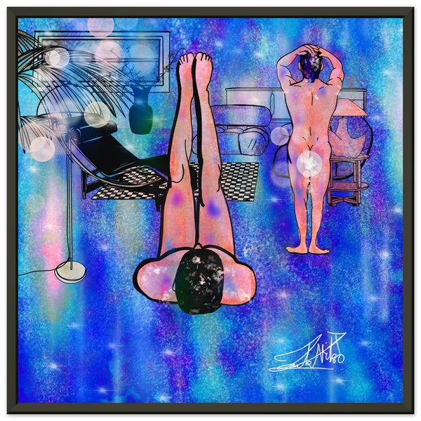 Alone Together - Metal Framed Art Print