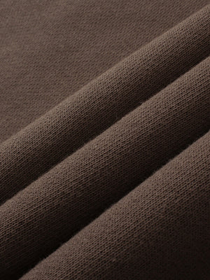 Butterfly Solid Color Straight-Leg Sweatpants